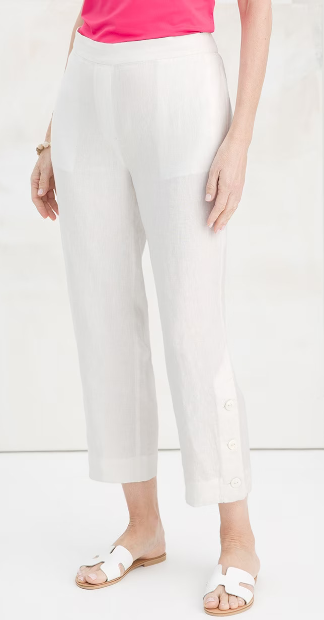 Best White Linen Pants for Women: Versatile and Airy for a Beach Vacay